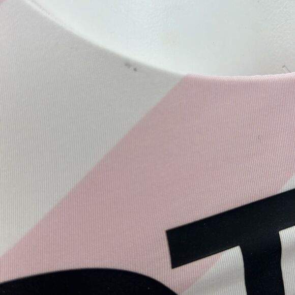 Victoria Sport large striped sports bra pink white - Picture 5 of 5